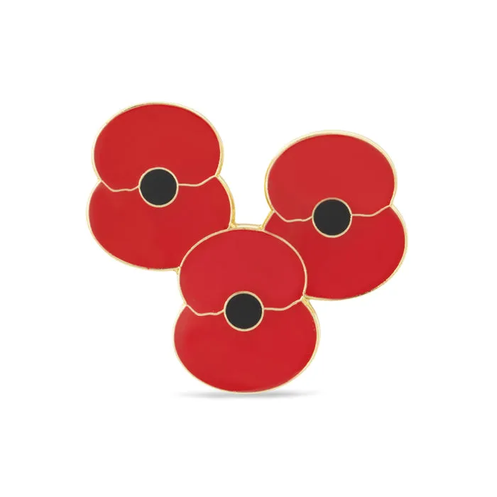 Poppy Trio Badge