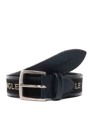 Pringle Casual Leather Belt Navy