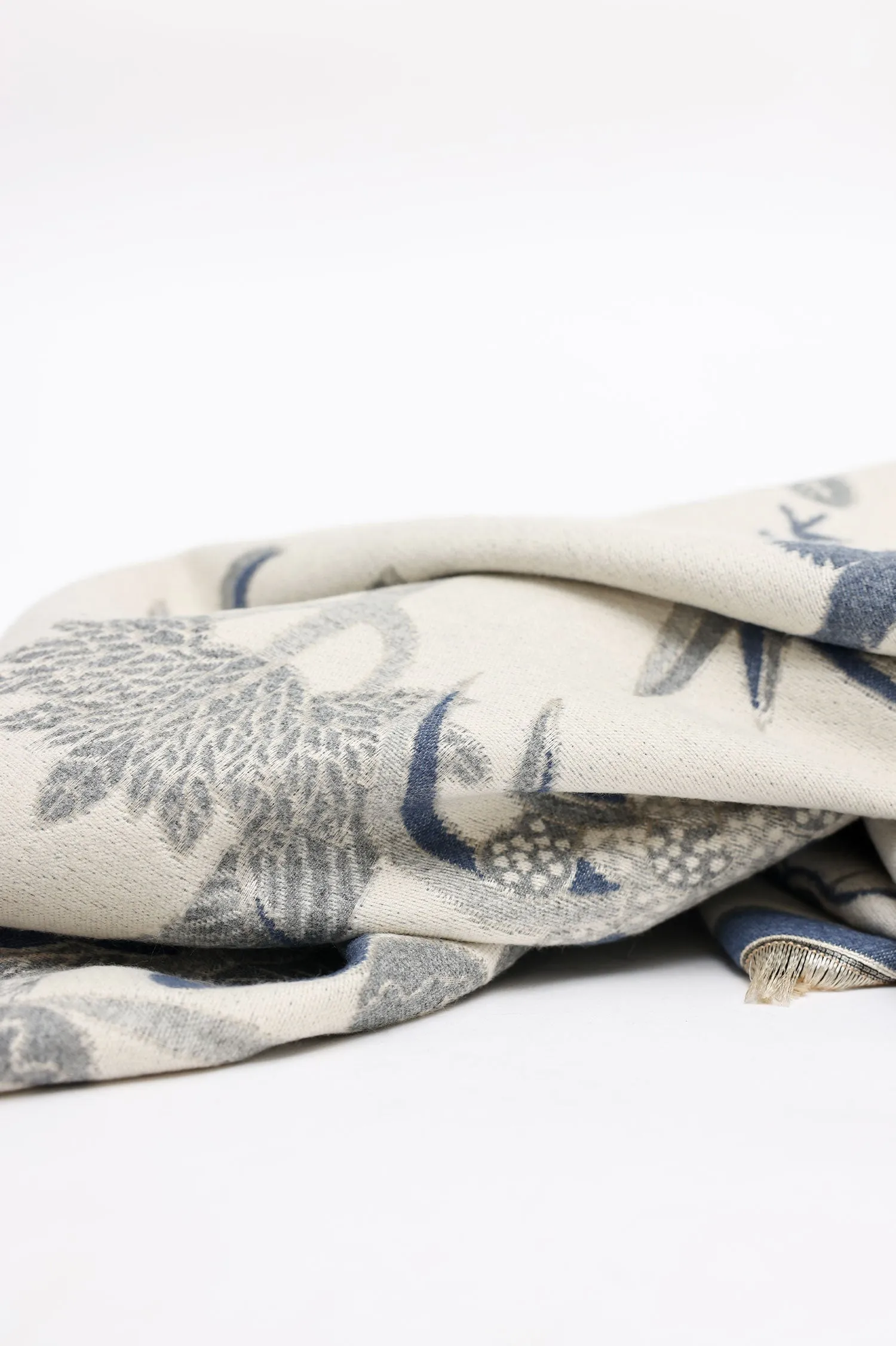 PRINTED WOOLEN SCARF