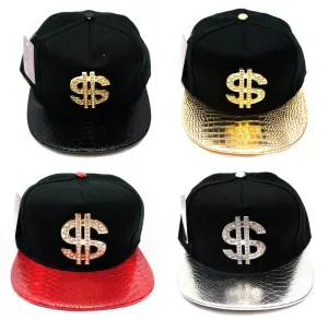 "Dollar Sign" Trendy Snap Back Caps Wholesale