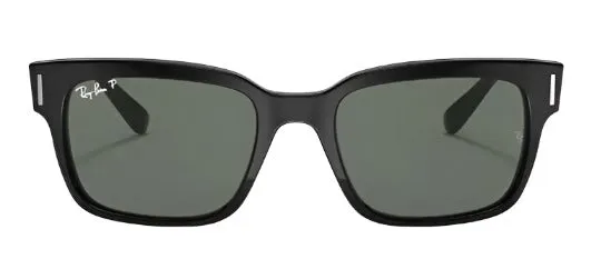 Ray-Ban Jeffrey Polarized Sunglasses - Black/G-15 Green