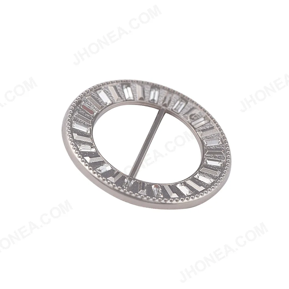 Round Shape Exclusive Designer Diamond Buckle