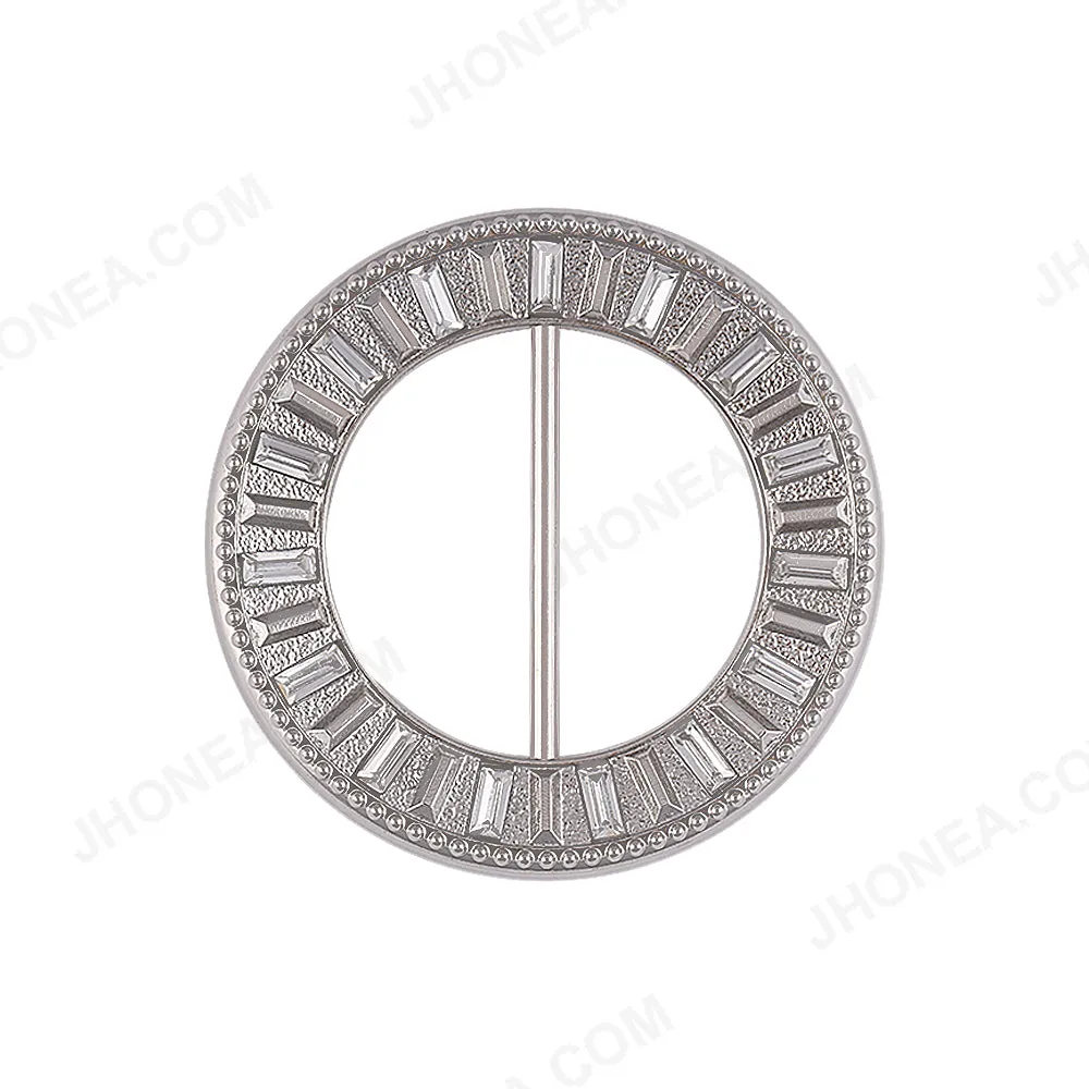 Round Shape Exclusive Designer Diamond Buckle