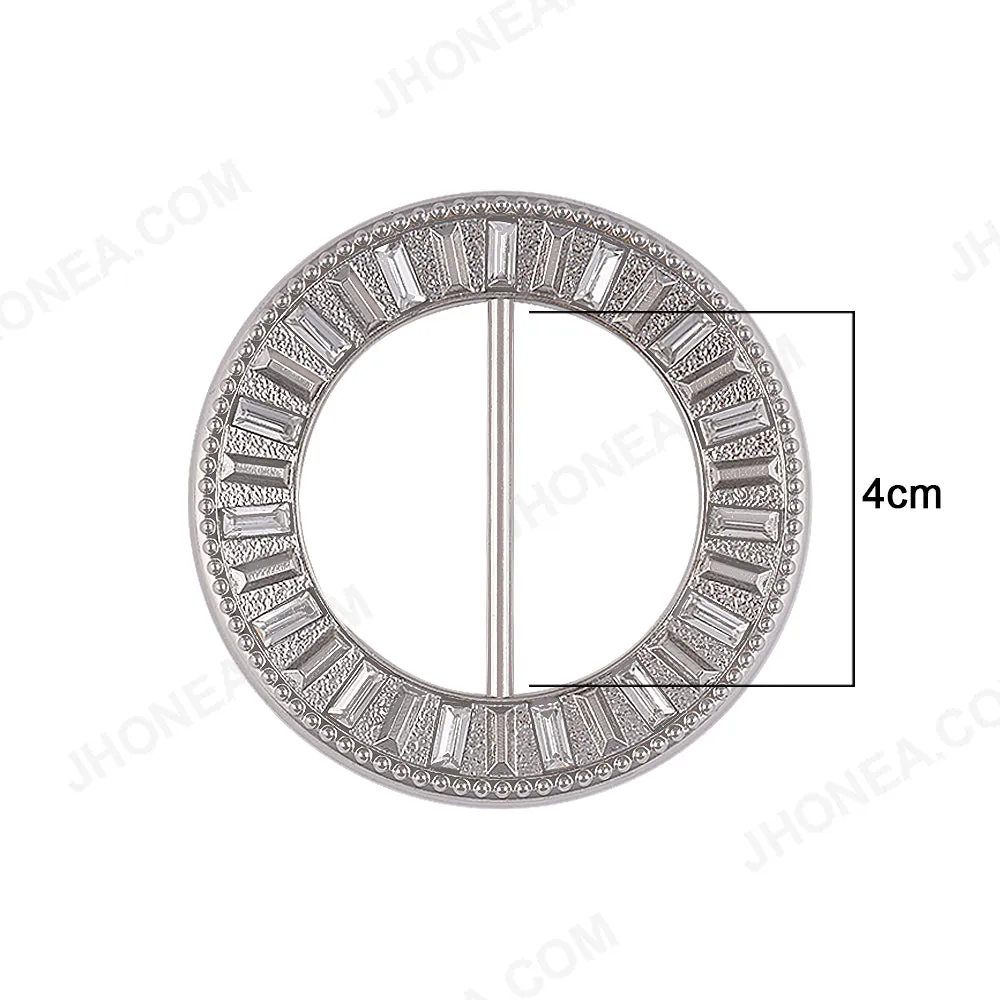 Round Shape Exclusive Designer Diamond Buckle