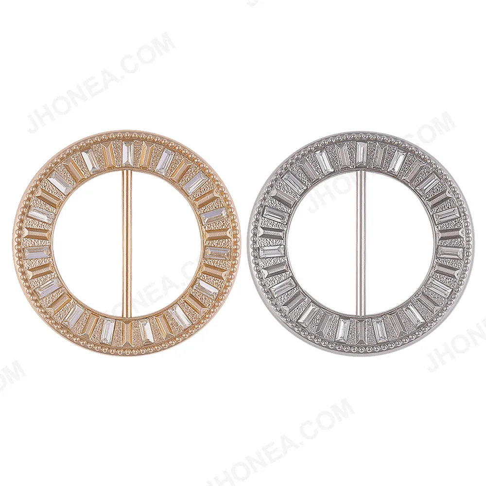 Round Shape Exclusive Designer Diamond Buckle