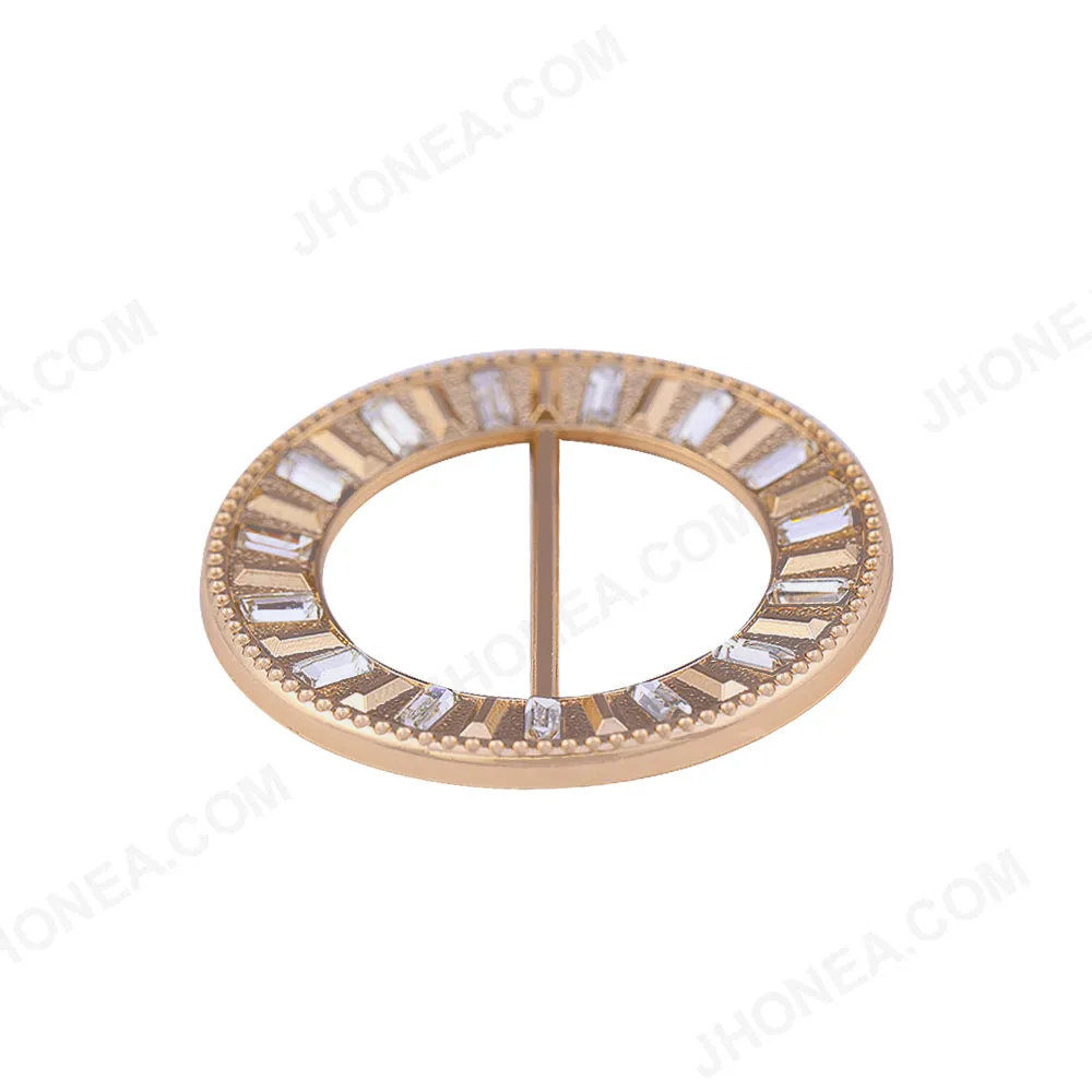 Round Shape Exclusive Designer Diamond Buckle