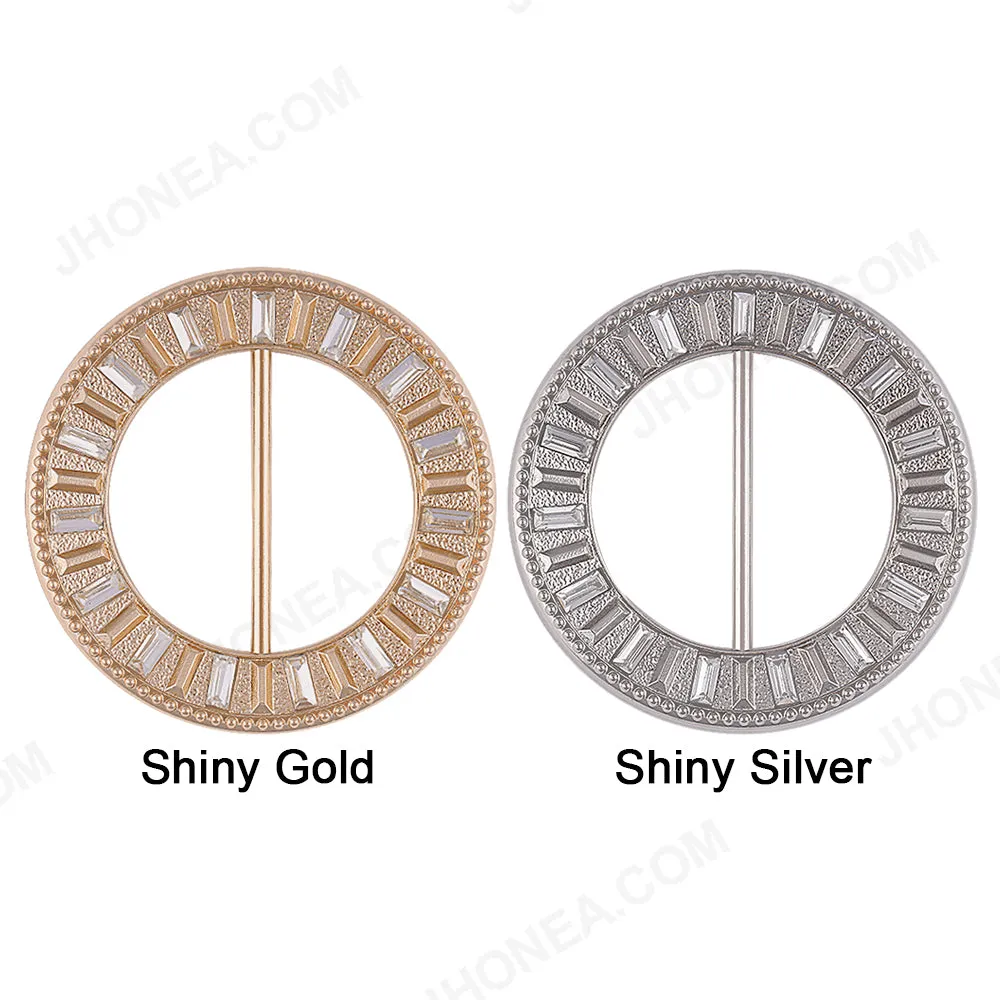 Round Shape Exclusive Designer Diamond Buckle