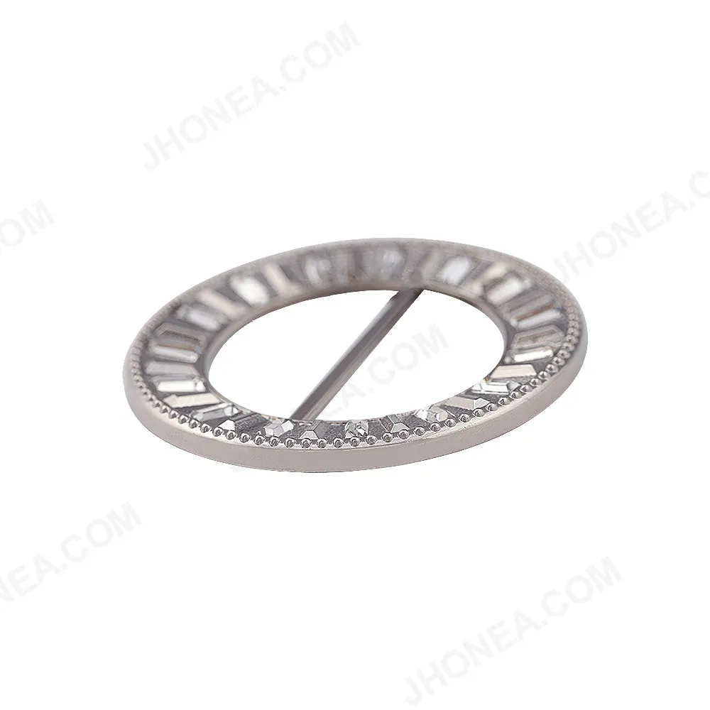 Round Shape Exclusive Designer Diamond Buckle