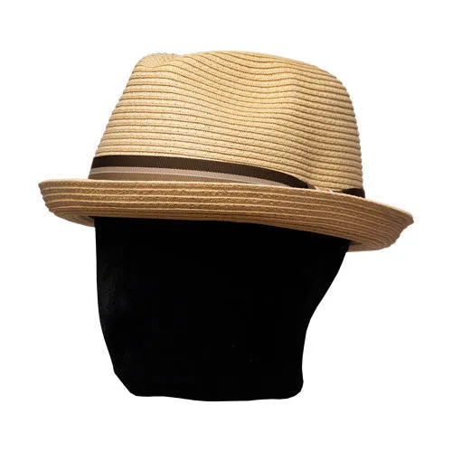 Saint Martin - Sewn Paper Short Brim Fedora