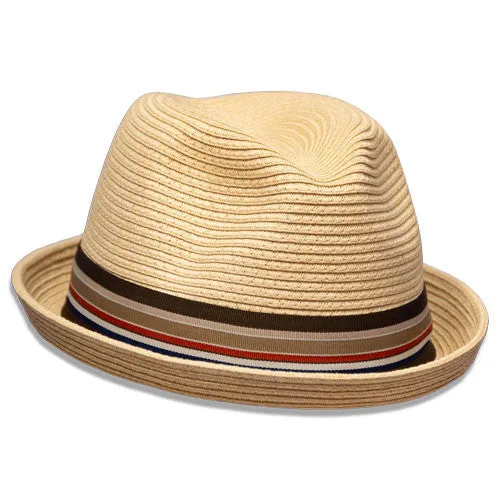 Saint Martin - Sewn Paper Short Brim Fedora