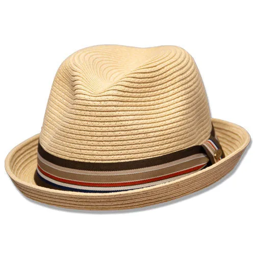 Saint Martin - Sewn Paper Short Brim Fedora