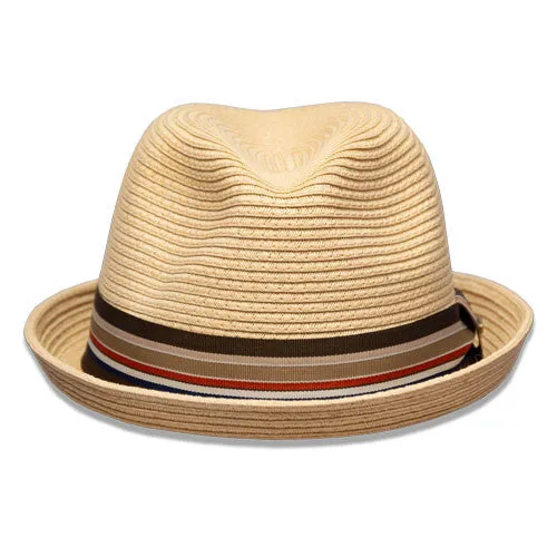 Saint Martin - Sewn Paper Short Brim Fedora