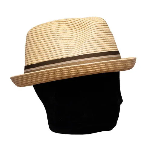 Saint Martin - Sewn Paper Short Brim Fedora