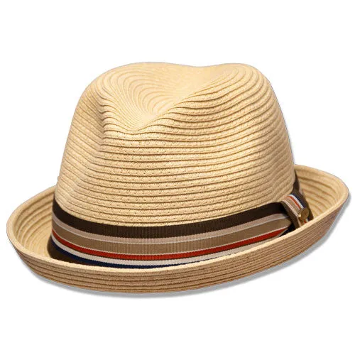 Saint Martin - Sewn Paper Short Brim Fedora