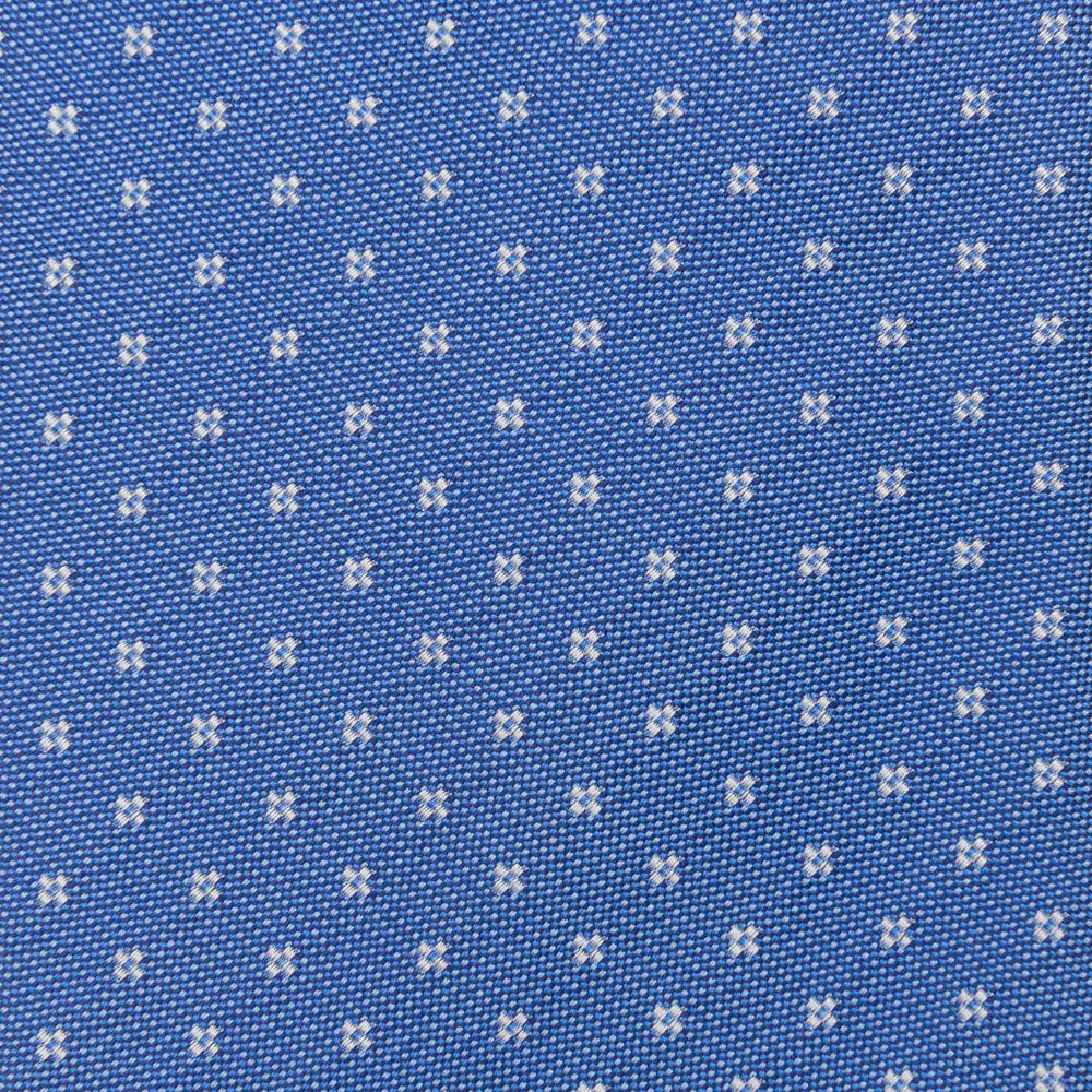 The Refined Elegance Blue Denim Jacquard Silk Tie