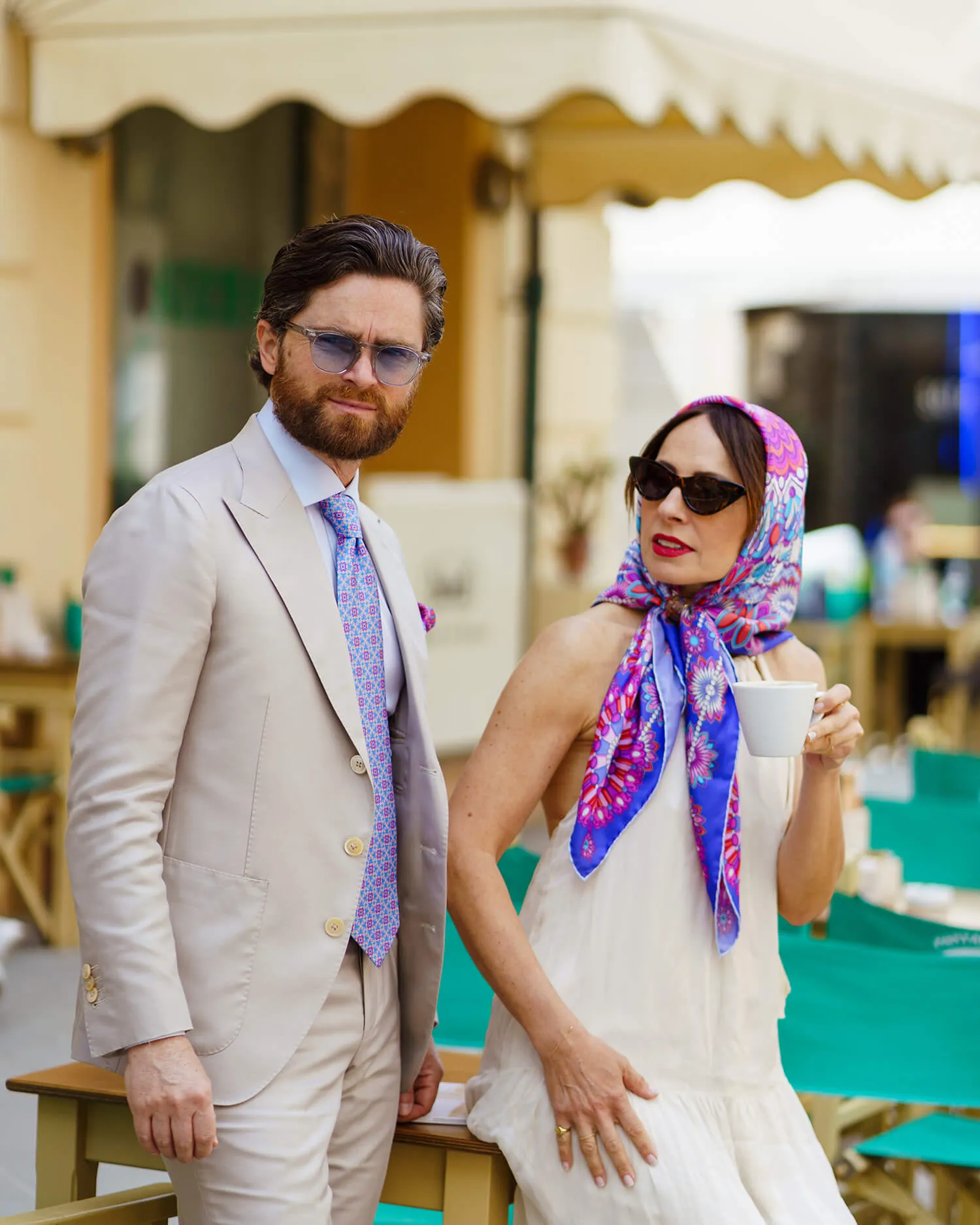 The Timeo Light Blue Duchesse Silk Tie