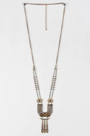 Tribal Bar Statement Necklace Set