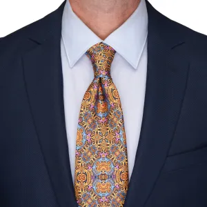 Yellow King of Sicily Duchesse Silk Tie